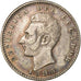 Coin, Ecuador, 2 Decimos, Dos, 1895, Philadelphia, EF(40-45), Silver, KM:51.4