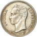 Coin, Venezuela, 25 Centimos, 1960, AU(55-58), Silver, KM:35a