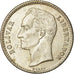 Coin, Venezuela, 50 Centimos, 1954, Philadelphia, AU(55-58), Silver, KM:36