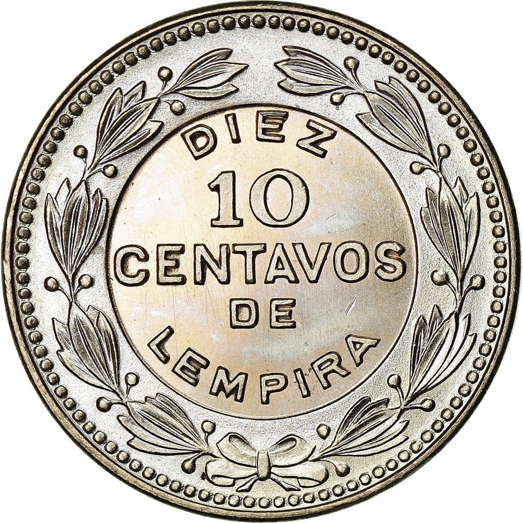 Moneda, Honduras, 10 Centavos, 1954, FDC, Cobre - níquel, KM:76.2