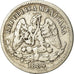 Coin, Mexico, 25 Centavos, 1884, Hermosillo, VF(30-35), Silver, KM:406.6