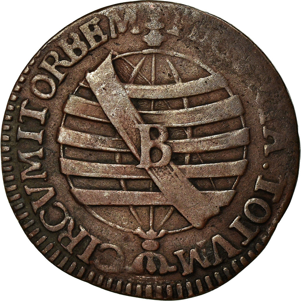Coin, Brazil, Jose I, 5 Reis, 1767, Bahia, EF(40-45), Copper, KM:188