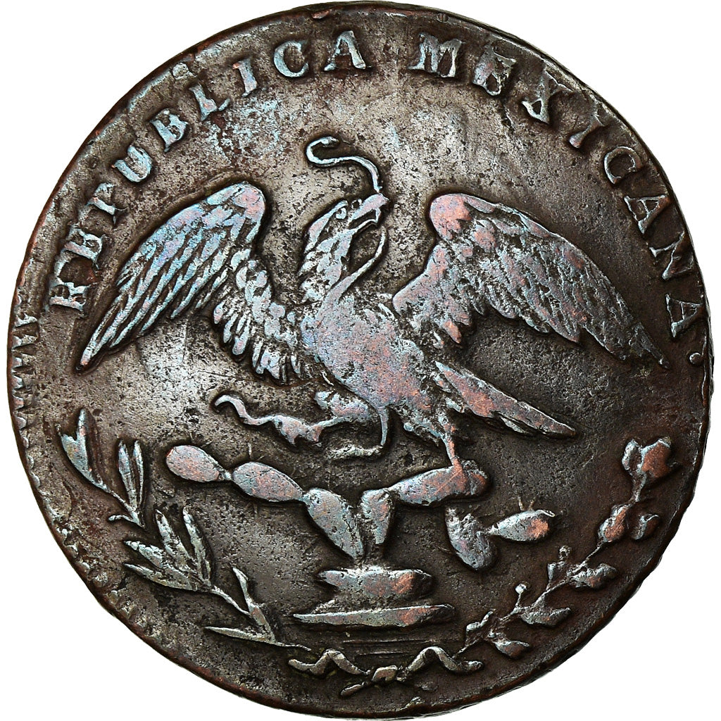 Moneda, México, 1/4 Real, Un Quarto/Una Quartilla, 1835, Mexico City, MBC