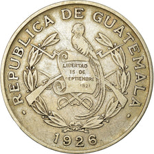 Moneda, Guatemala, 1/4 Quetzal, 1936, London, MBC, Plata, KM:243.1