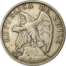 Coin, Chile, Peso, 1917, EF(40-45), Silver, KM:152.4