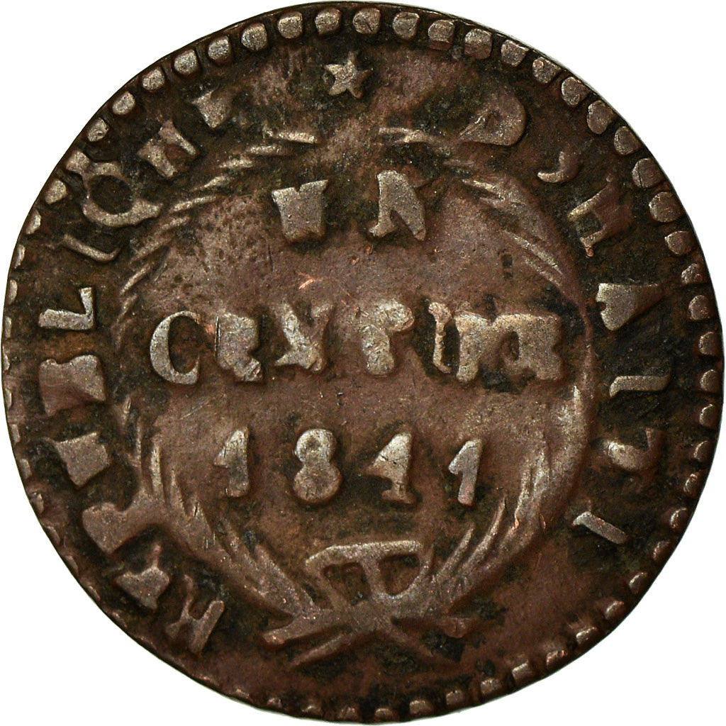 Coin, Haiti, Centime, 1841, VF(30-35), Copper, KM:A21