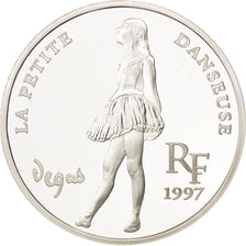 FRANCE, 10 Francs-1.5 Euro, 1997, Paris, KM #1292, MS(65-70), Silver, 36.9,...