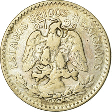 Coin, Mexico, 50 Centavos, 1919, Mexico City, EF(40-45), Silver, KM:446