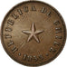 Coin, Chile, 1/2 Centavo, 1853, EF(40-45), Copper, KM:126
