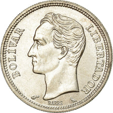 Coin, Venezuela, Bolivar, 1960, MS(65-70), Silver, KM:37a