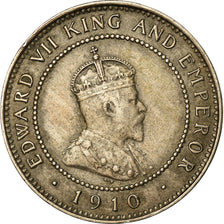Coin, Jamaica, Edward VII, 1/2 Penny, 1910, EF(40-45), Copper-nickel, KM:22