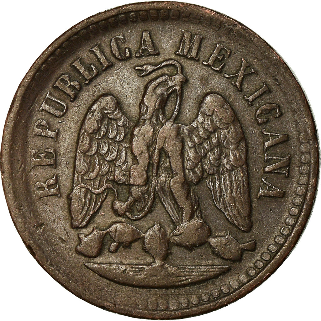Moneda, México, Centavo, 1895, Mexico City, MBC+, Cobre, KM:391.6