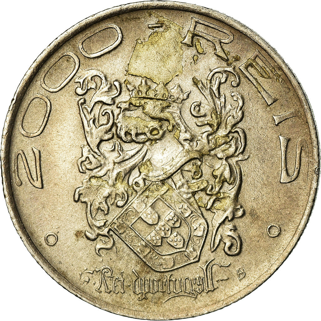 Coin, Brazil, 2000 Reis, 1932, AU(50-53), Silver, KM:532