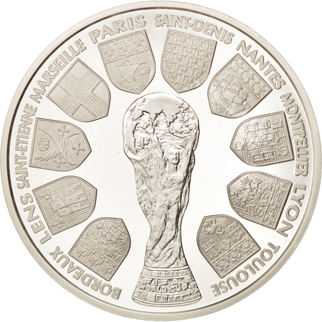 FRANCE, 10 Francs, 1998, KM #1167, MS(65-70), Silver, 22.20