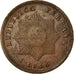 Moneda, Perú, 2 Centavos, 1946, MBC+, Cobre o bronce, KM:212.2