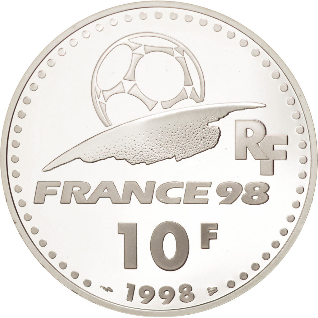 Francia, 10 Francs, 1998, FDC, Argento, KM:1162