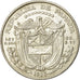 Coin, Panama, 1/4 Balboa, 1953, AU(55-58), Silver, KM:19