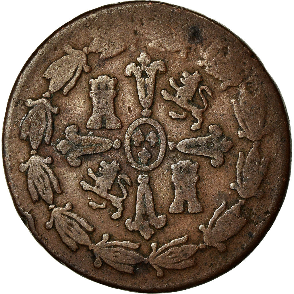 Moneda, México, Ferdinand VII, 2/4 Senal, 1/4 Real, 1821, Mexico City, BC