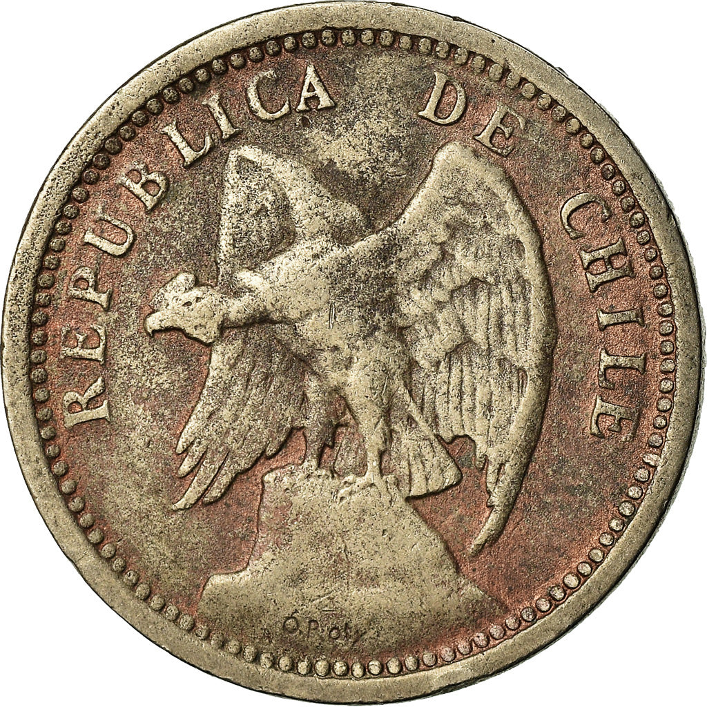 Münze, Chile, 20 Centavos, 1922, SS, Copper-nickel, KM:167.1
