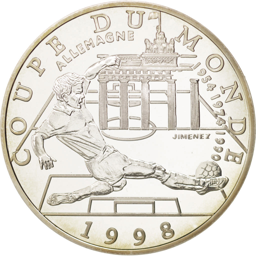 Coin, France, 10 Francs, 1997, MS(65-70), Silver, KM:1164