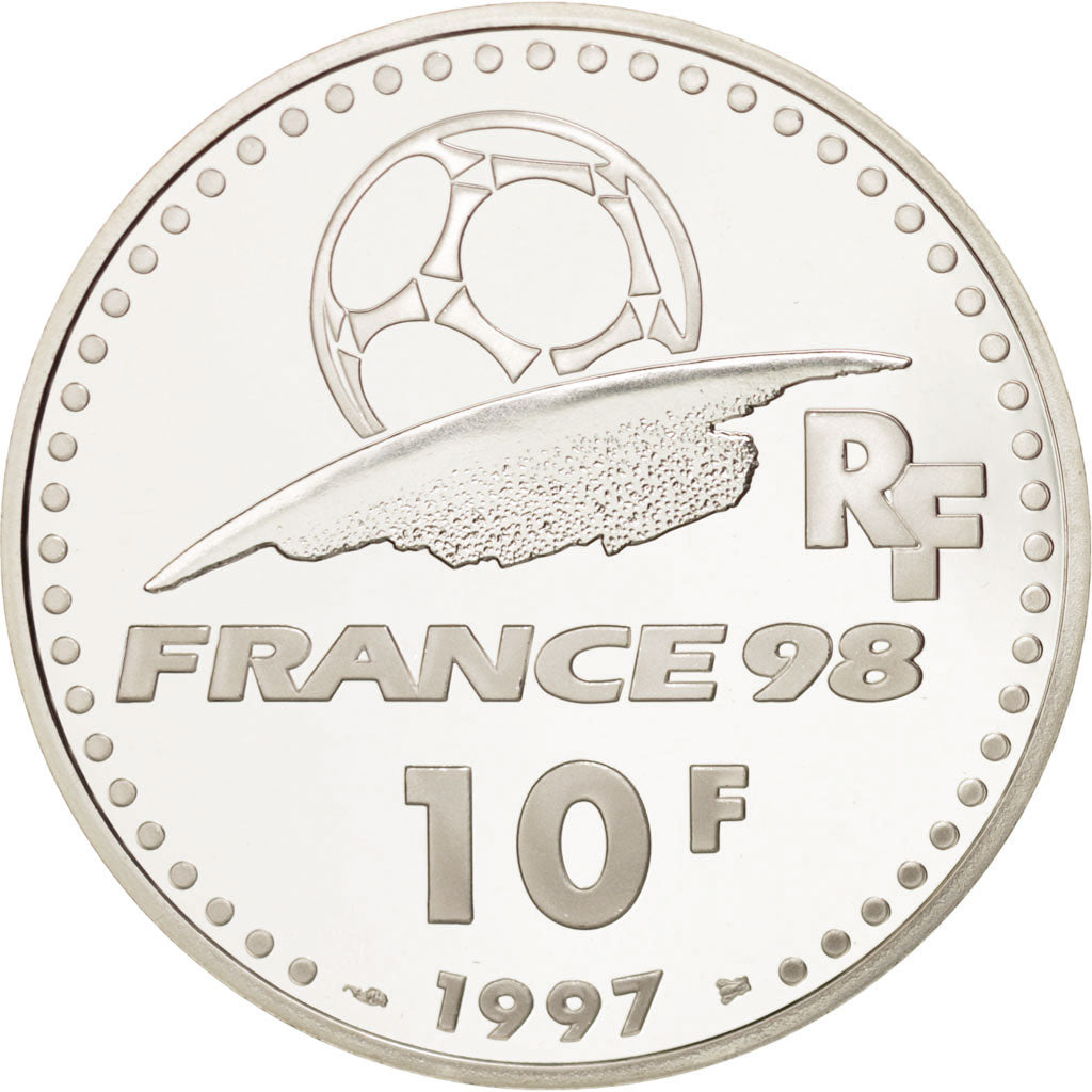 Coin, France, 10 Francs, 1997, MS(65-70), Silver, KM:1164