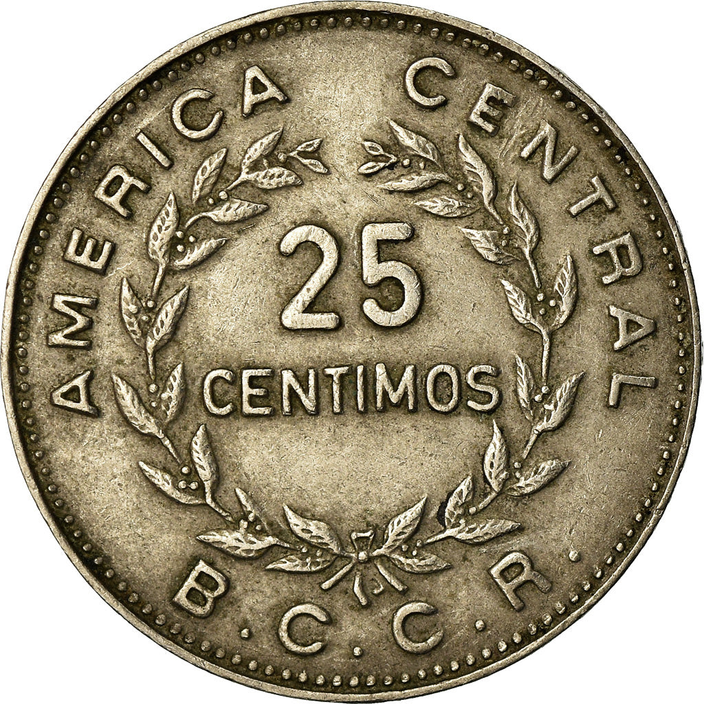 Münze, Costa Rica, 25 Centimos, 1972, SS, Copper-nickel, KM:188.2