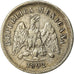 Moneta, Mexico, 10 Centavos, 1892, Zacatecas, EF(40-45), Srebro, KM:403.10