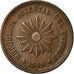 Coin, Uruguay, 5 Centesimos, 1949, Santiago, AU(50-53), Copper, KM:21a