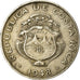Coin, Costa Rica, 25 Centimos, 1948, EF(40-45), Copper-nickel, KM:175