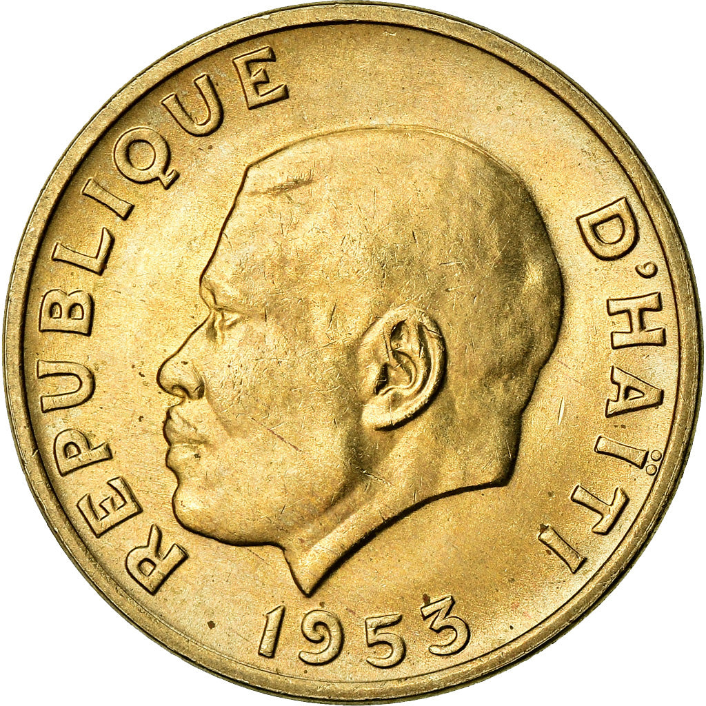 Monnaie, Haïti, 10 Centimes, 1953, SUP, Copper-Nickel-Zinc, KM:60