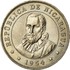 Coin, Nicaragua, 50 Centavos, 1954, AU(55-58), Copper-nickel, KM:19.1