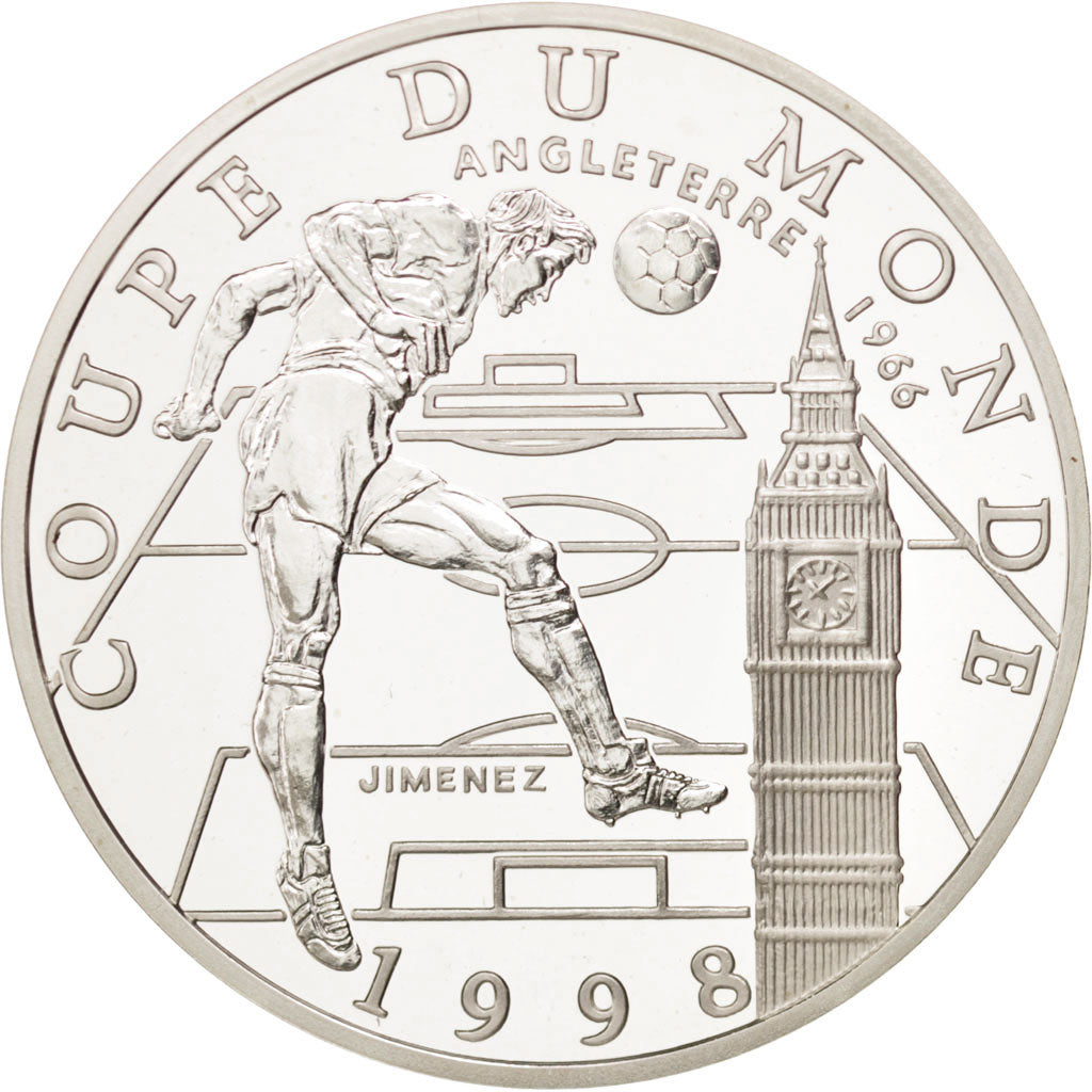 Coin, France, 10 Francs, 1997, MS(65-70), Silver, KM:1163