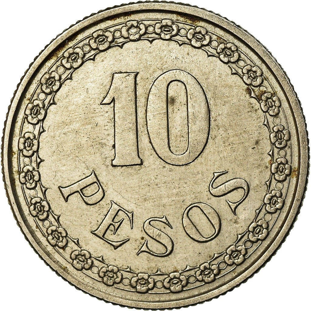 Moneda, Paraguay, 10 Pesos, 1939, MBC+, Cobre - níquel, KM:19
