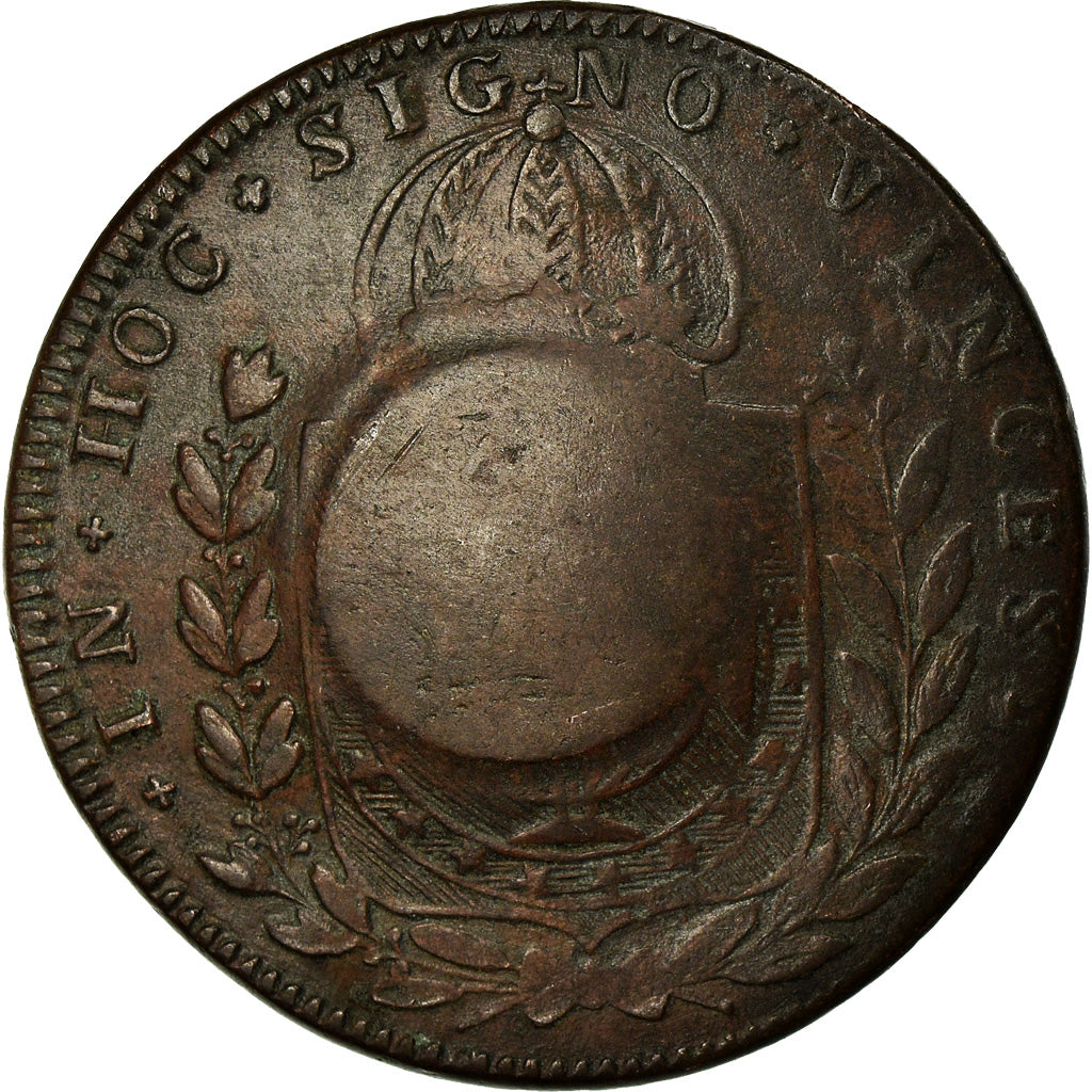 Coin, Brazil, 20 Reis, 1835, Rio de Janeiro, VF(30-35), Copper, KM:436.1