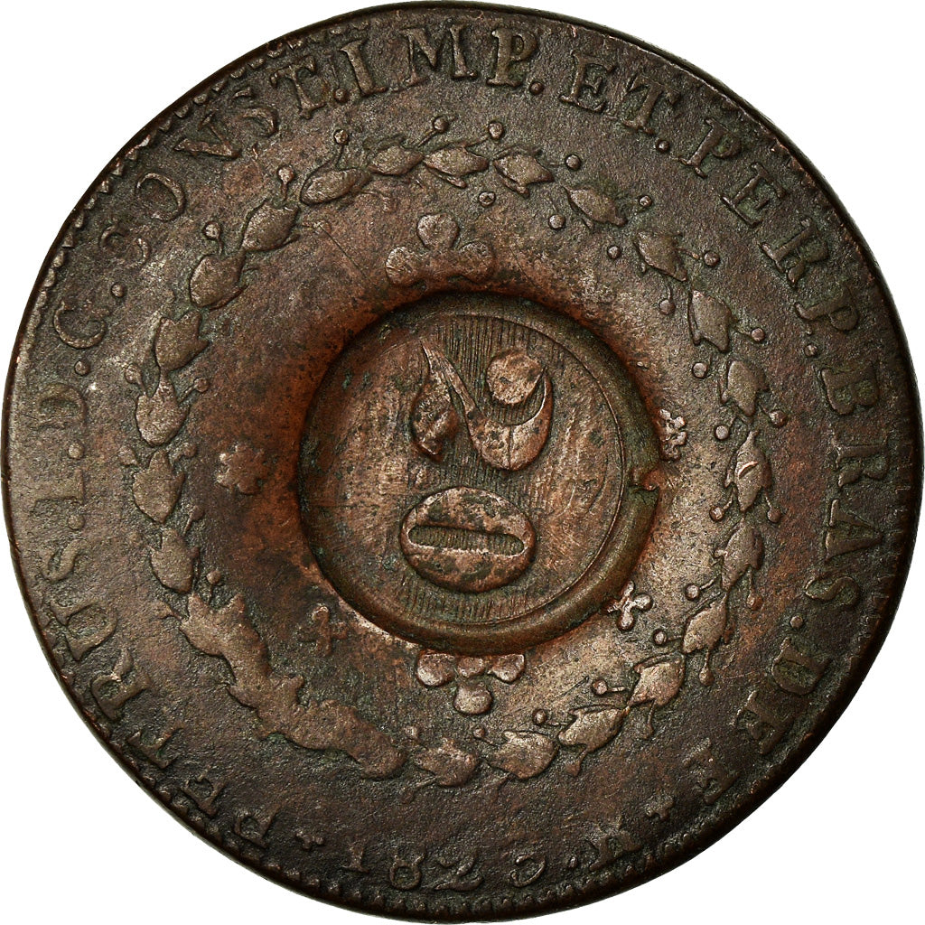Coin, Brazil, 20 Reis, 1835, Rio de Janeiro, VF(30-35), Copper, KM:436.1