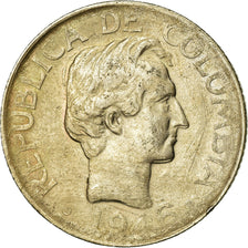 Coin, Colombia, 20 Centavos, 1946, EF(40-45), Silver, KM:208.1