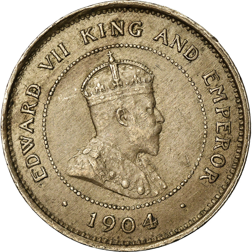 Coin, Jamaica, Edward VII, Farthing, 1904, EF(40-45), Copper-nickel, KM:21