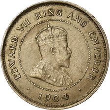 Coin, Jamaica, Edward VII, Farthing, 1904, EF(40-45), Copper-nickel, KM:21