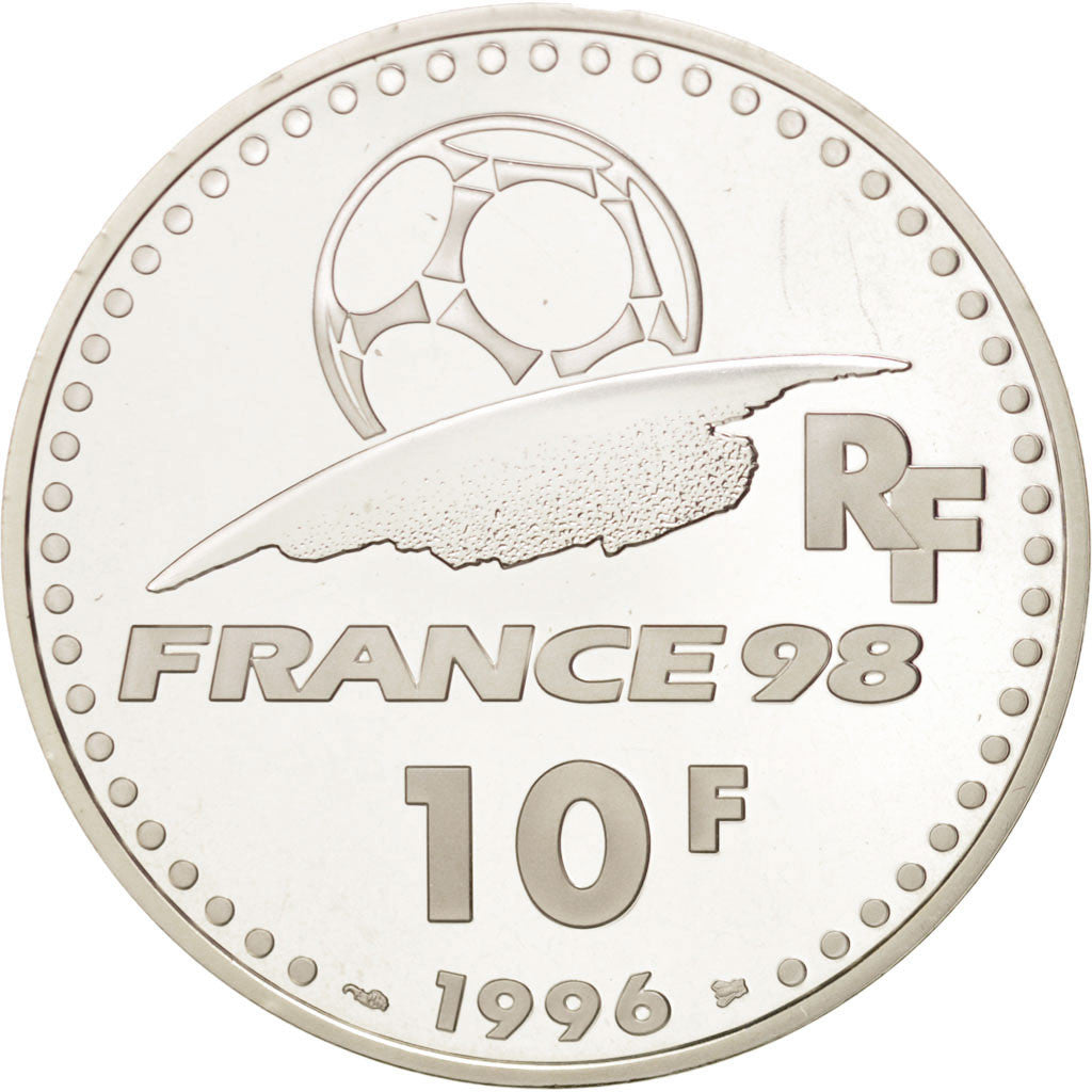 Münze, Frankreich, 10 Francs, 1996, STGL, Silber, KM:1144