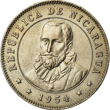 Monnaie, Nicaragua, 25 Centavos, 1954, SUP, Copper-nickel, KM:18.1