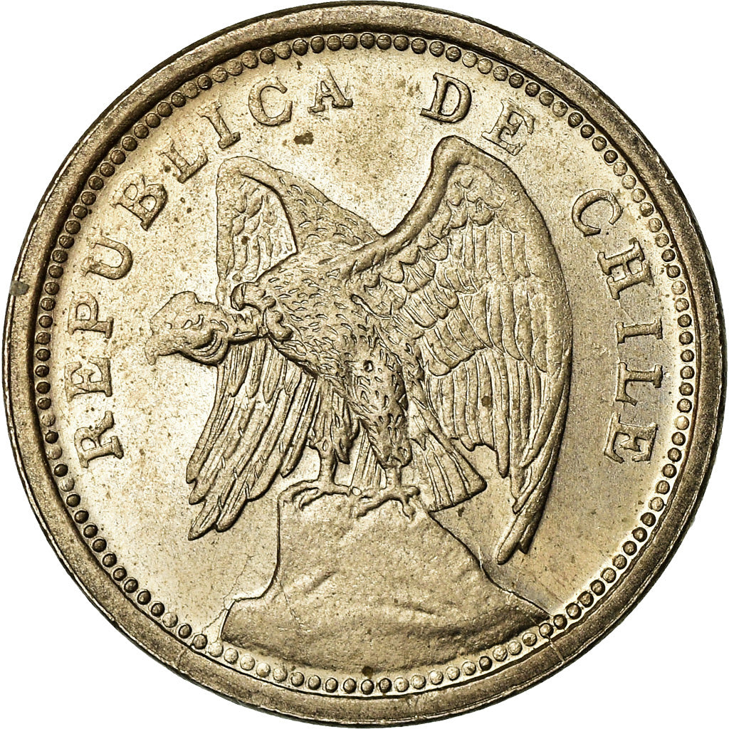 Moneda, Chile, 10 Centavos, 1940, EBC, Cobre - níquel, KM:166