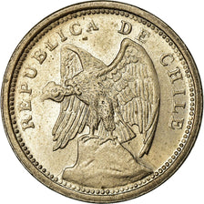 Moneda, Chile, 10 Centavos, 1940, EBC, Cobre - níquel, KM:166