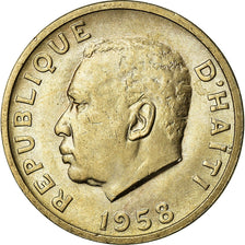 Monnaie, Haïti, 10 Centimes, 1958, SUP, Copper-Nickel-Zinc, KM:60