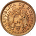 Moneda, Bolivia, 5 Bolivianos, 1951, EBC, Bronce, KM:185