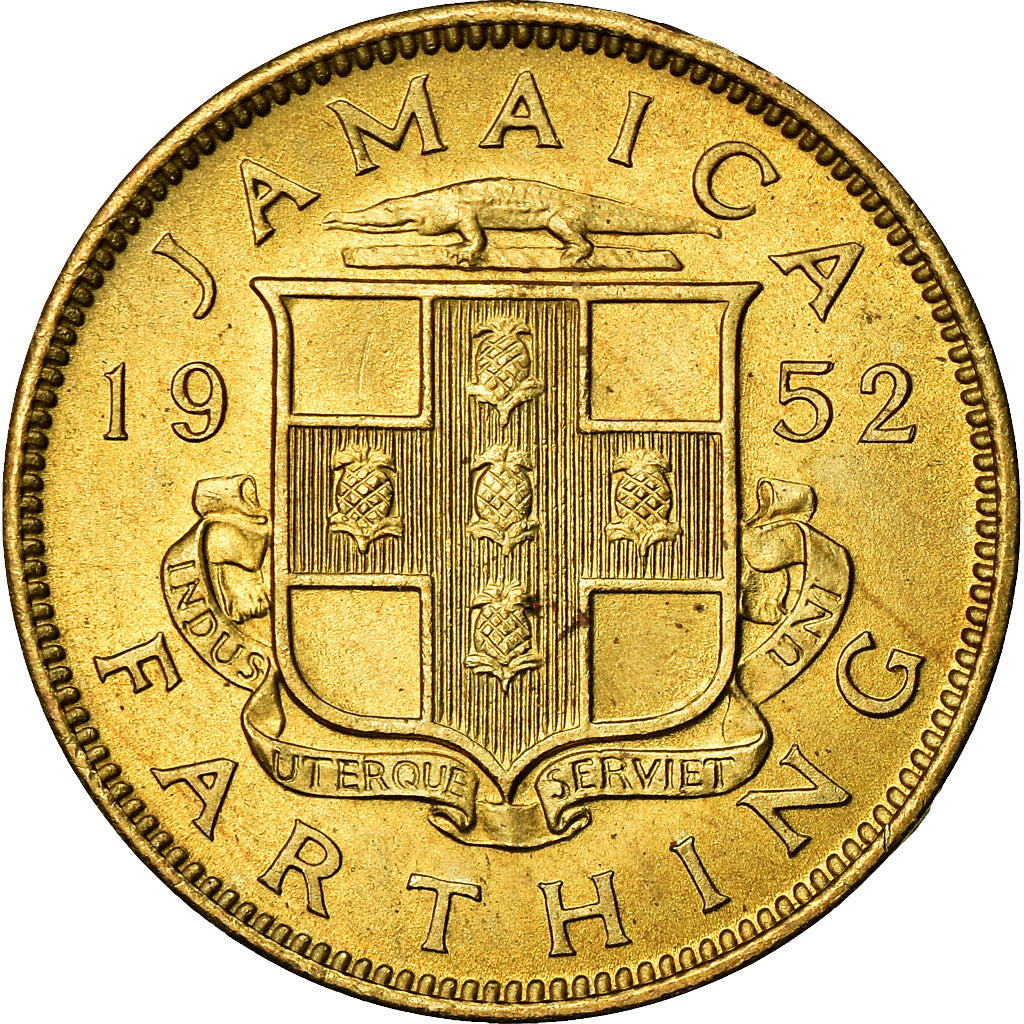 Monnaie, Jamaica, George VI, Farthing, 1952, SUP, Nickel-brass, KM:33