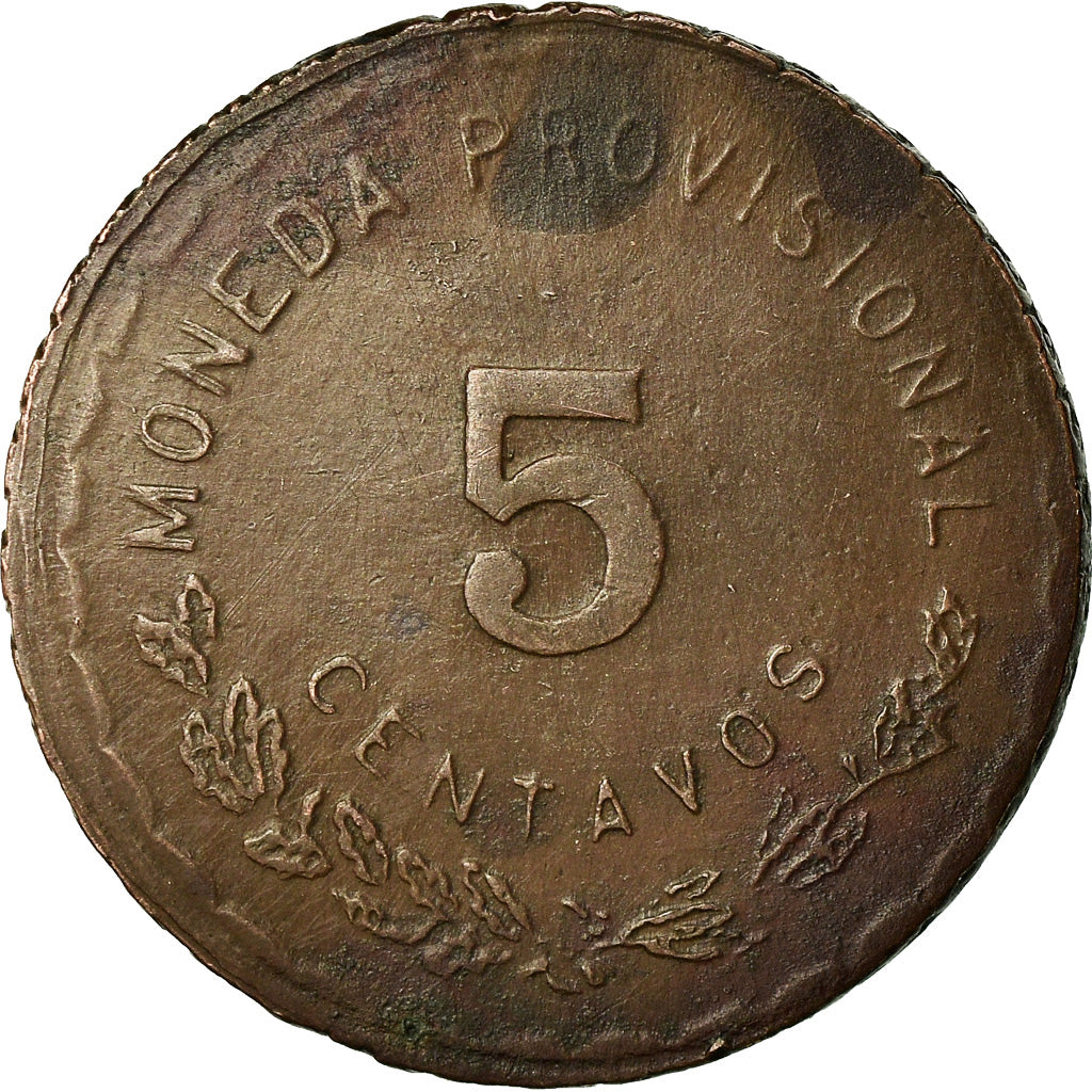Coin, MEXICO-REVOLUTIONARY, OAXACA, 5 Centavos, 1915, EF(40-45), Copper, KM:717