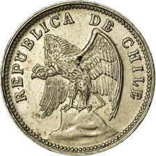 Moneda, Chile, 5 Centavos, 1937, Santiago, EBC, Cobre - níquel, KM:165