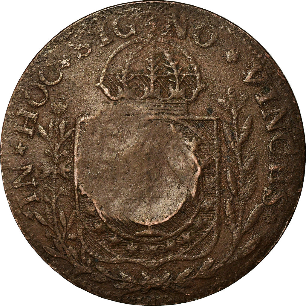 Coin, Brazil, 10 Reis, 1835, Cuiaba, VF(30-35), Copper, KM:427.1