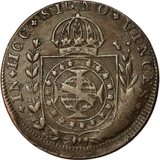 Coin, Brazil, 10 Reis, 1835, Rio de Janeiro, EF(40-45), Copper, KM:423.1