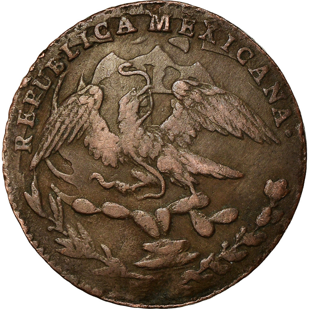 Coin, Mexico, 1/4 Real, Un Quarto/Una Quartilla, 1834, Mexico City, EF(40-45)